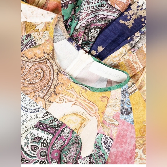 ZIMMERMANN Anneke patchwork paisley mini dress - Picture 5 of 12